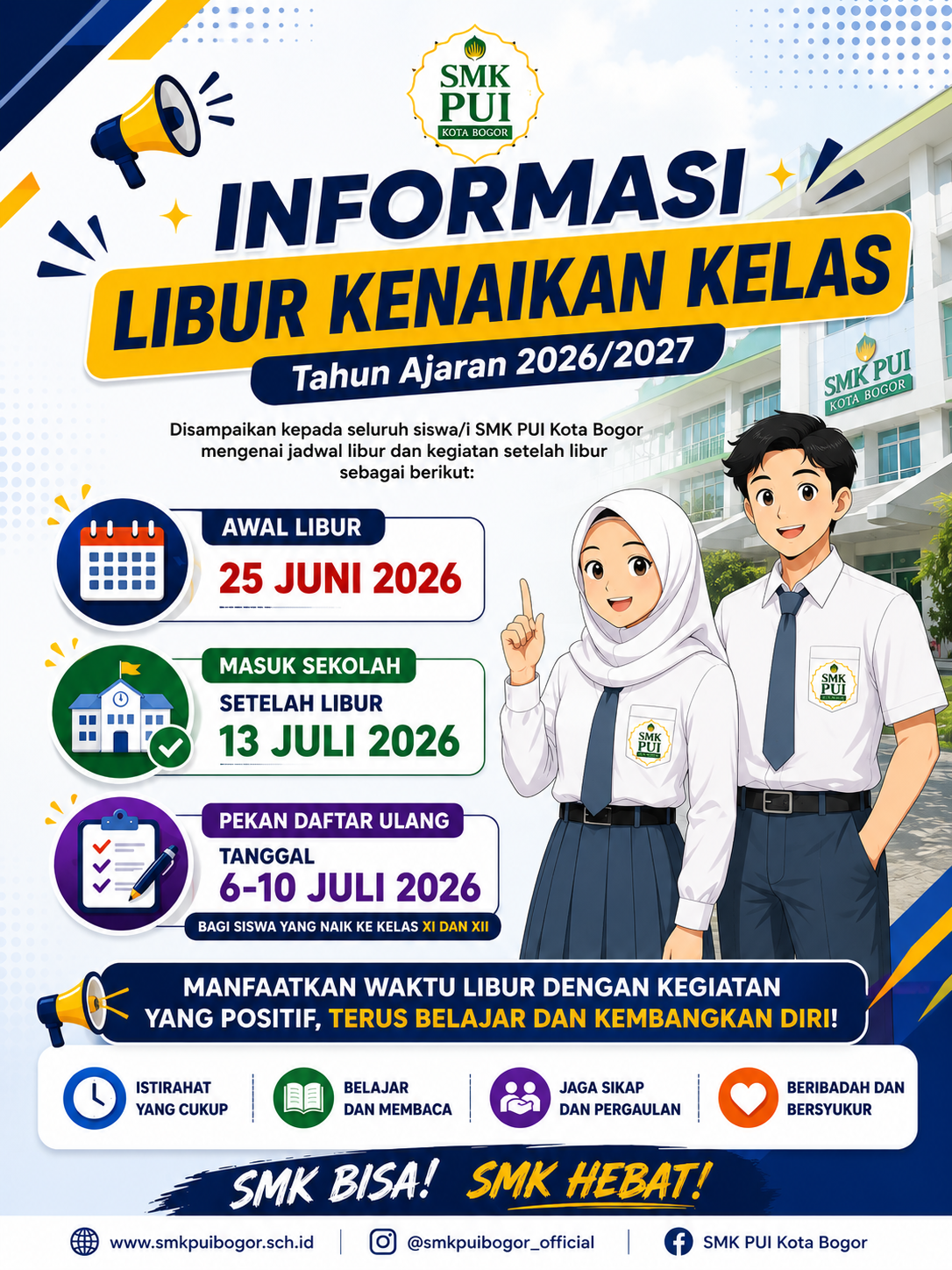 Libur Kenaikan Kelas Tahun 2026